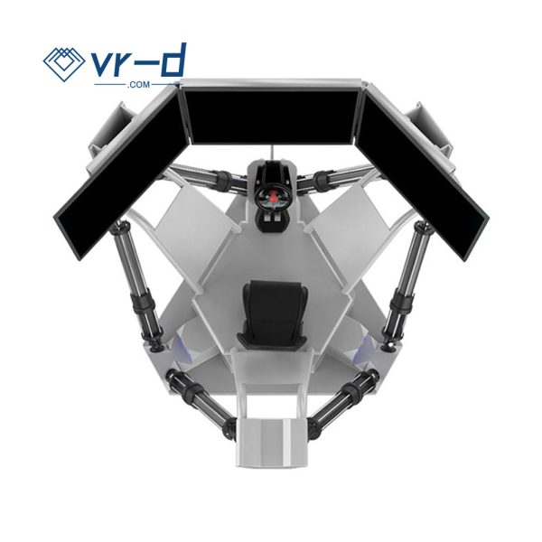 Six-axis three-screen simulation racing car